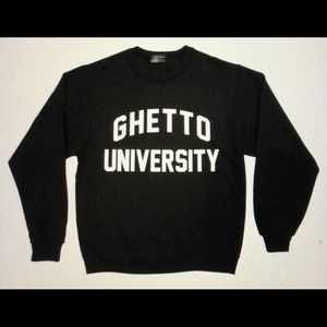 Ghetto University Sweatshirt, Size L